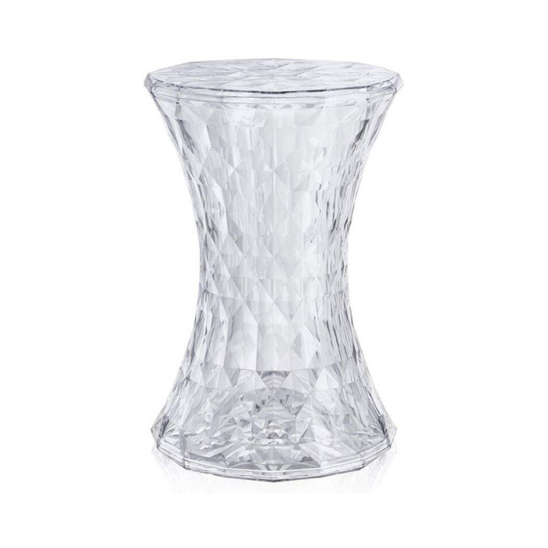 OCC Wanders Accent Stool, Clear