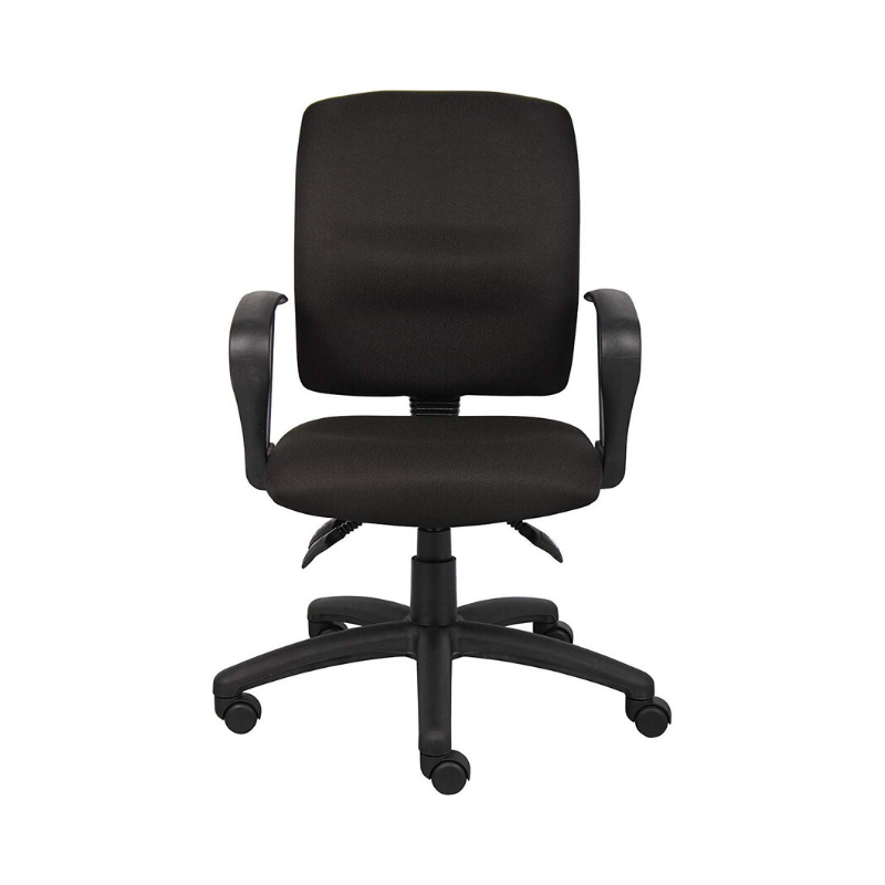AP237F Multi-Function Adjustable Loop Arms Office Chair - Fabric