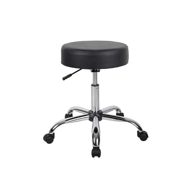 Caressoft Drafting Stool - Adjustable Height, Black