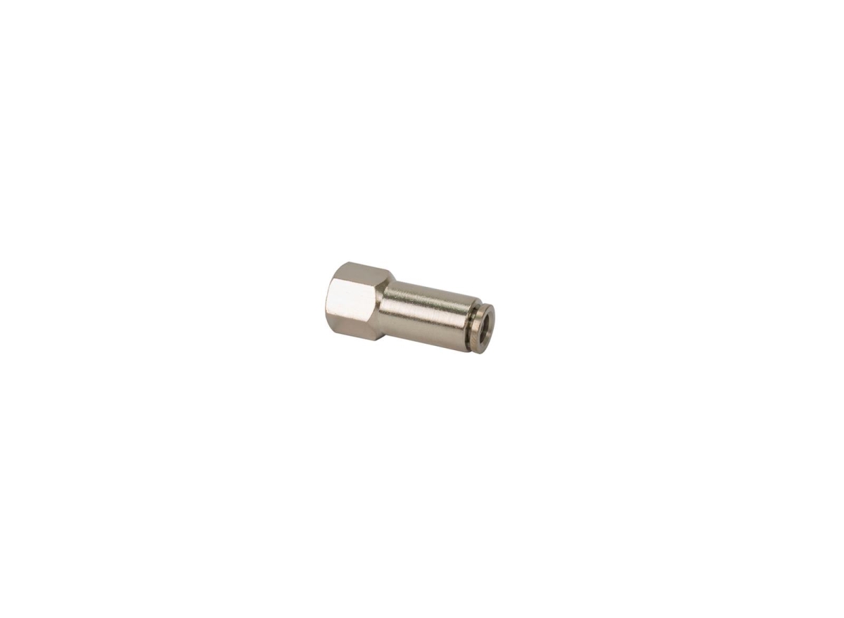 Viair 11478 0.12 NPT to 0.25 in. Airline Straight Fitting, 2 Piece - Stainless Steel