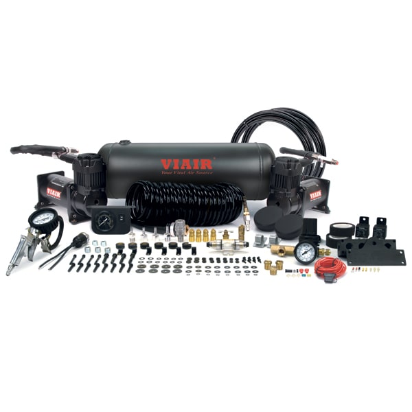 Viair Dual Stealth Black 400C Air System 150 PSI, 60 Amp, 12V (20016)