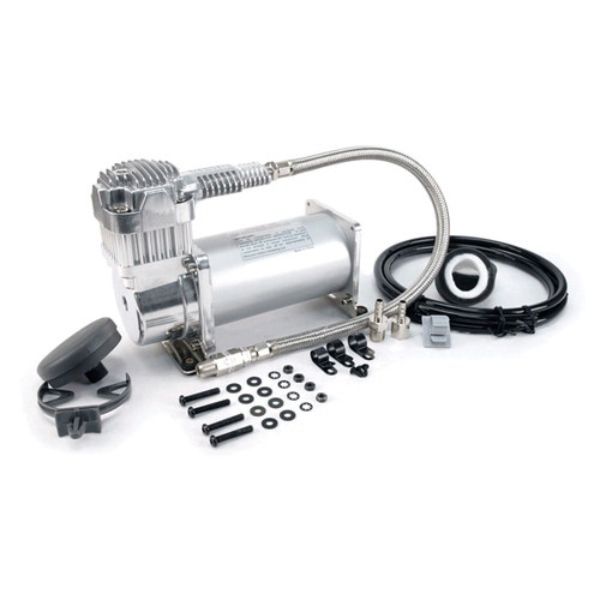 VIAIR 400C Silver Compressor Kit 24V 33% Duty Sealed IP67 CE REACH RoHS (40052)
