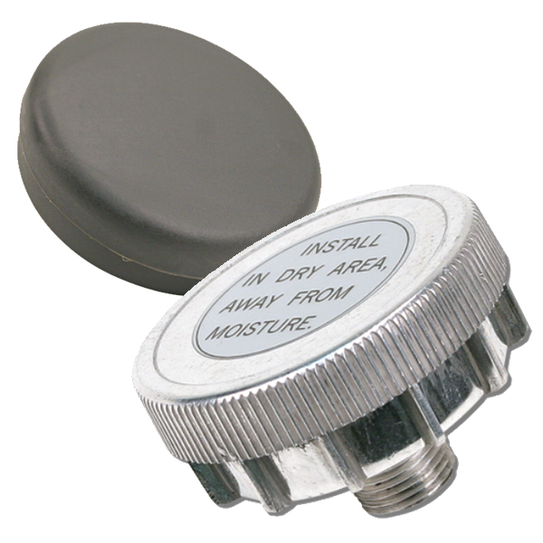 Direct Inlet Air Filter Assembly, Black Metal Housing (3/8" Male NPT Port)