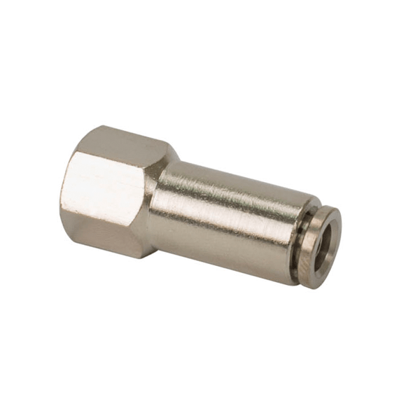 Viair 13862 0.12 in. NPT M to 0.37 in. Airline Straight Fitting - DOT Approved - 2 Piece