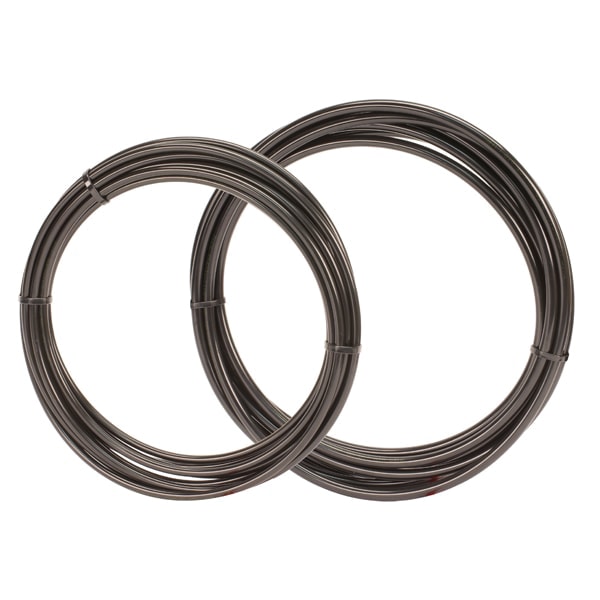 VIAIR 3/8 inch OD Black DOT Air Line Tubing Kit 20 ft for Onboard Systems (13800)