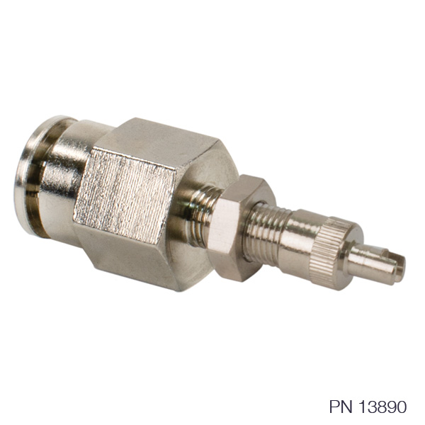 VIAIR 3/8 Inch Air Line DOT Inflation Valve PTC Style Nickel Plated 2 Pcs (13890)