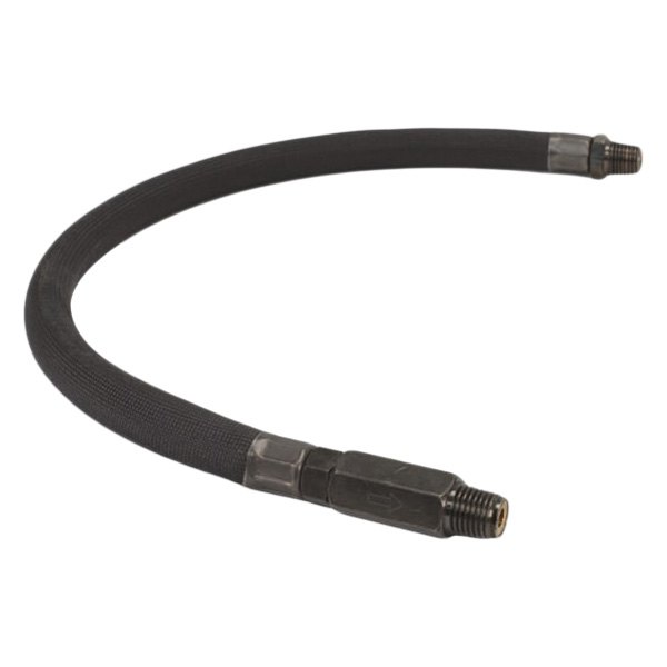 Viair 92796 24 in. by 0.25 in. S.S. Leader Hose with Black Sleeve with check valve