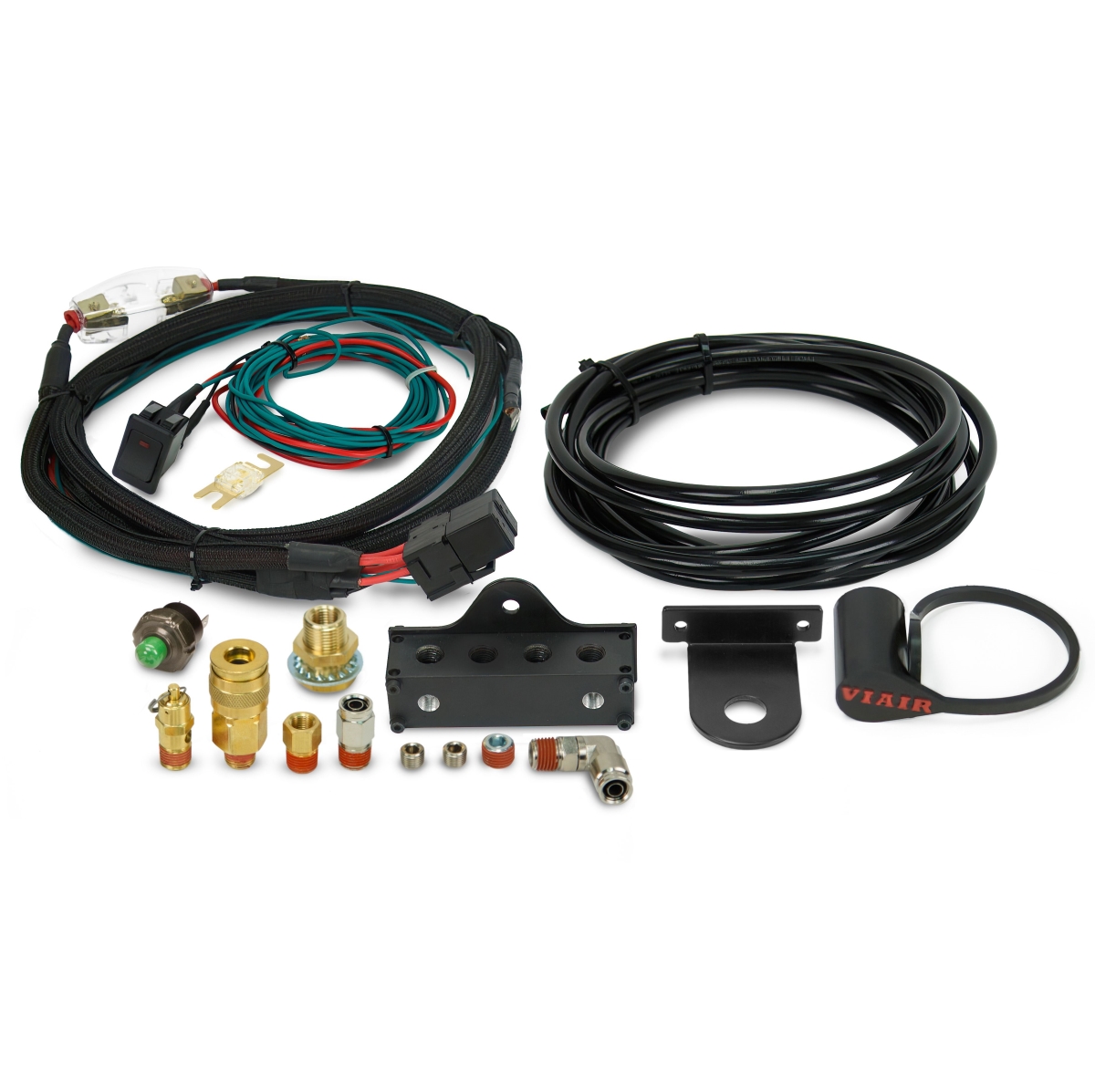 VIAIR 150PSI Dual OBA Hook-Up Kit with Manifold and Relocation Kit (80150)