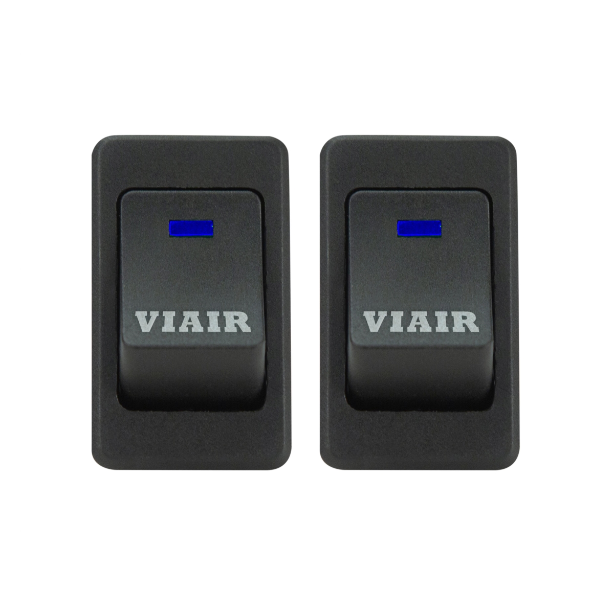 VIAIR Dual Rocker Switch with Blue LED Indicator 35A 12V 2-Pack (90121)