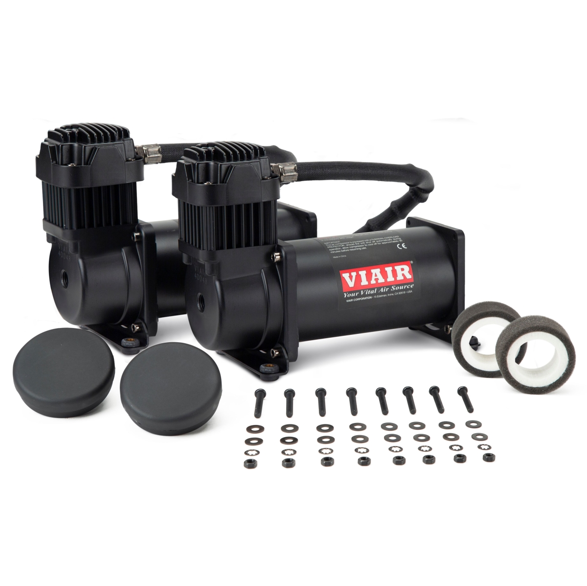 Viair 400DB 150PSI Dual 400 High Performance Stealth Black Compressors
