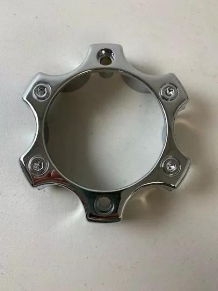 C326-6O 6 Lug Open Cap - Chrome
