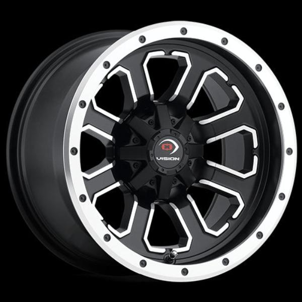 548-128156MBMF4 4 x 156 mm 548 Commander Wheel Rim - Black Machined