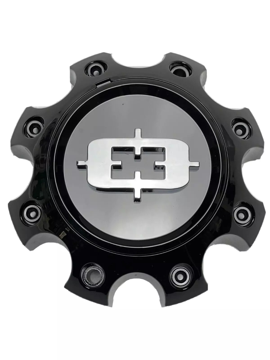 C360GB-8V EXP 8 Lug Bolt On Cap - Gloss Black
