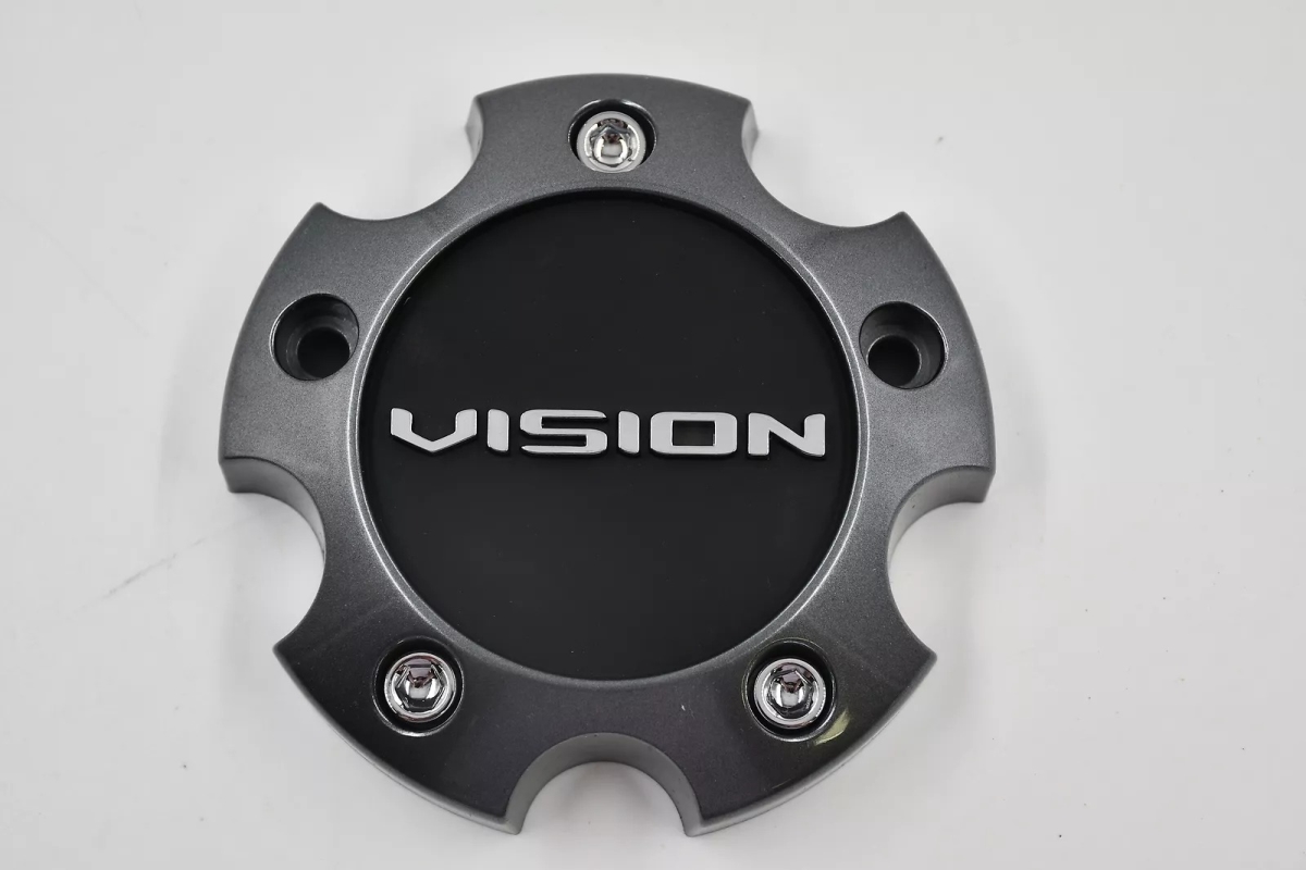 C476GM-5V Chrome with Satin Black Logo Cap
