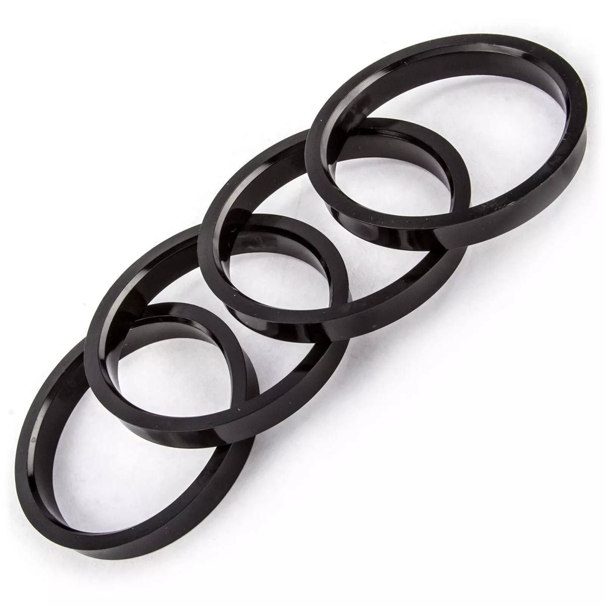 HR73-7010 73 x 70.1 mm Aluminium Rings - Black - 4 Piece