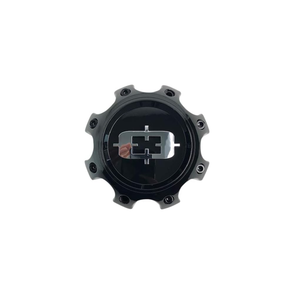 C415GB-8V 8 Lug Bolton Cap - Gloss Black