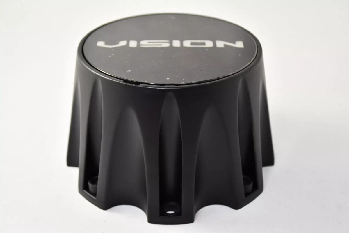 C408SB-1EC-V Satin Black with Chrome Logo Center Cap