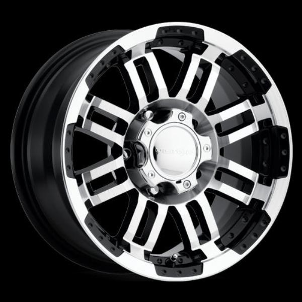 3755765GBMF12 5 x 1143 mm 375 Warrior Wheel Rim  Black Machined