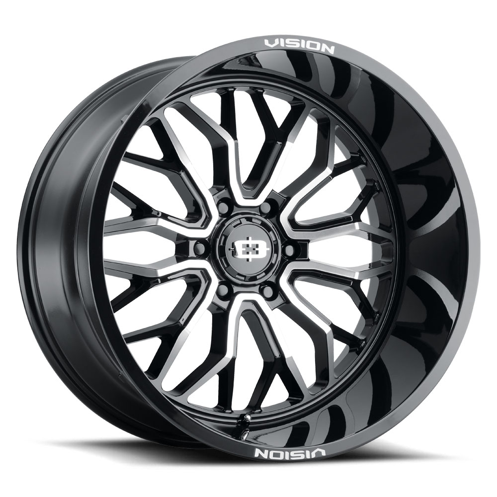 C402GB-6V Gloss Black with Chrome Large Snap Cap