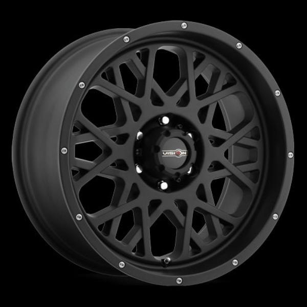412-2983SB10 6 x 139.7 mm 412 Wheel Rim - Satin Black