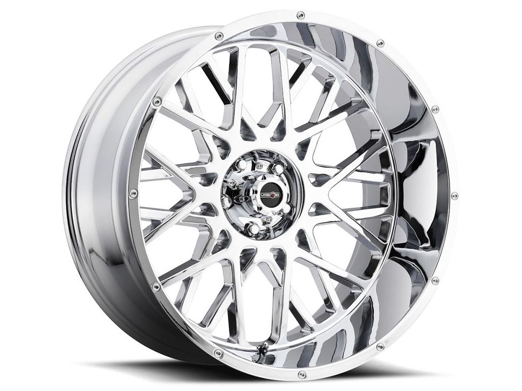 412-8936C12 6 x 135 Bolt Vision Rocker Wheel - Chrome