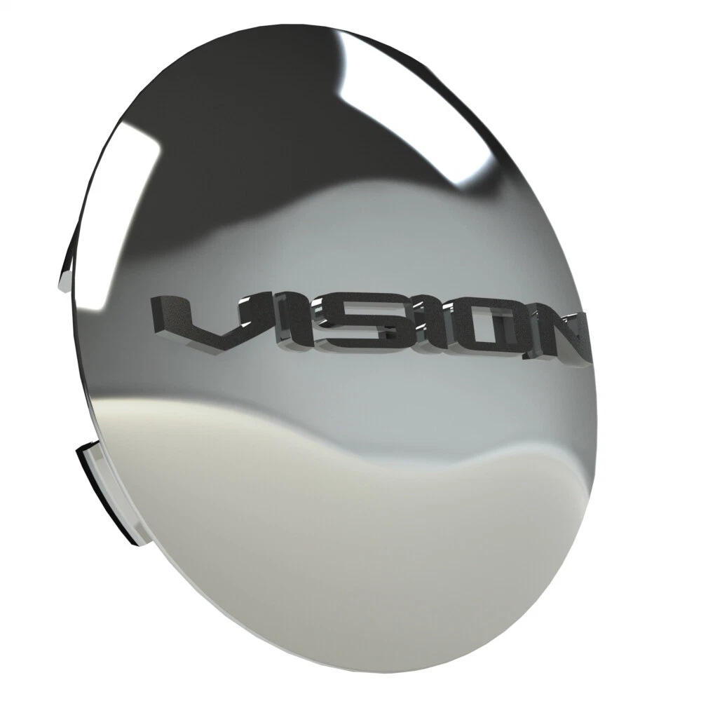 C147 Chrome with Gloss Black Logo Cap