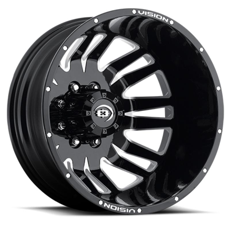 C401HGB-200F 8 x 200 mm Dually Cap - Gloss Black