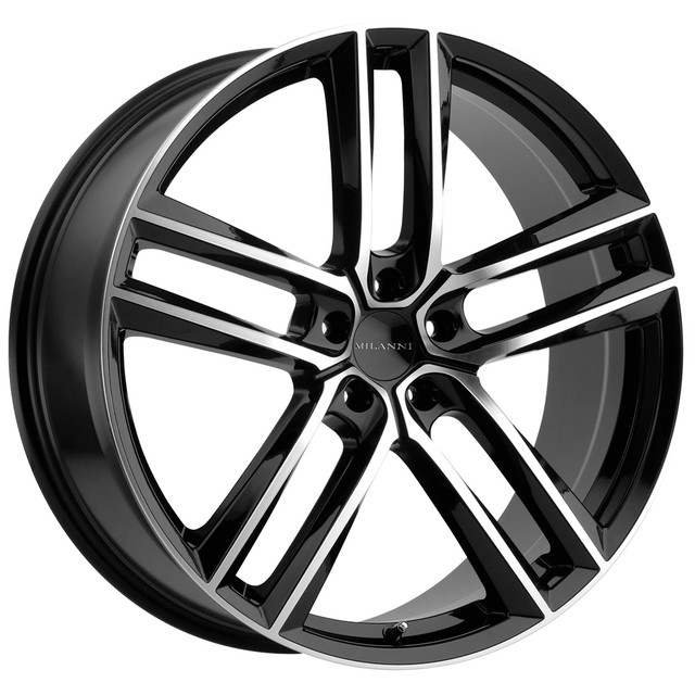 475V9865GBMF35 5 x 114.3 mm 475 Clutch Wheel Rim - Gloss Black & Machined