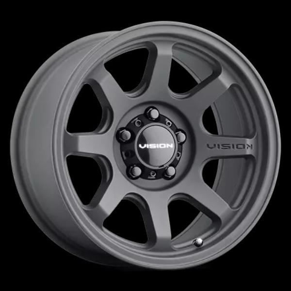 351-7983SB20 6 x 5.5 in. Flow Wheel - Satin Black