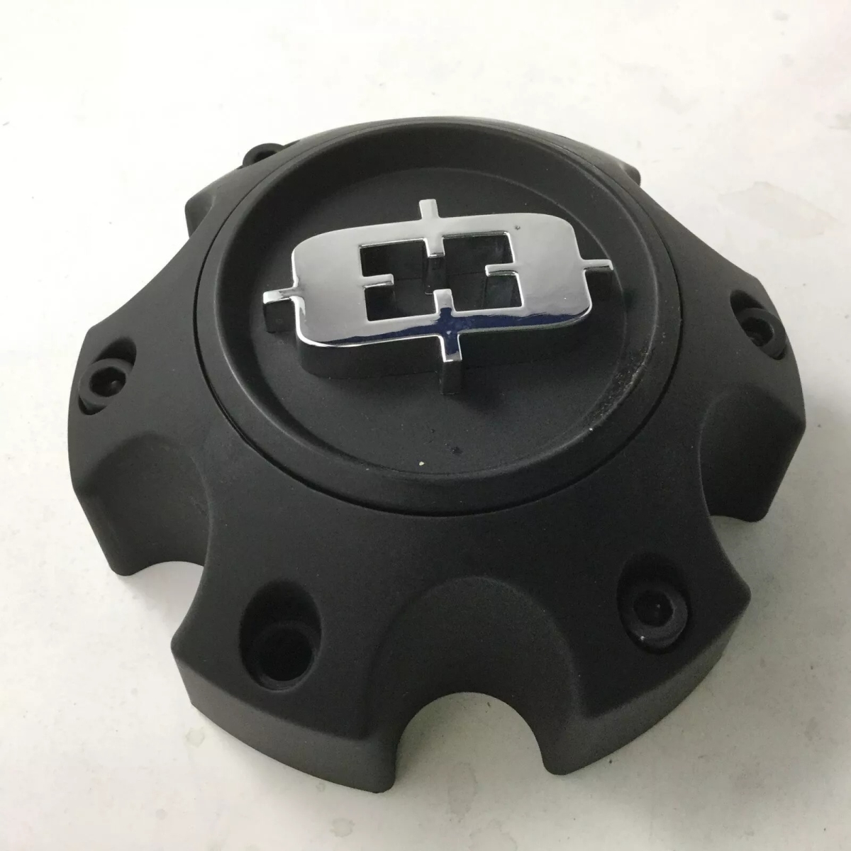 C415SB-6V 6 Lug Bolton Cap - Satin Black