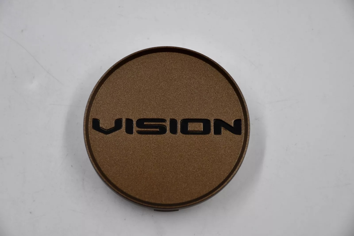C473BZ Bronze with Black with Chrome Logo Snapin Wheel Center Cap