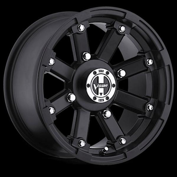 393-12844MB4 4 x 4 mm 393 Lockout Wheel Rim - Matte Black