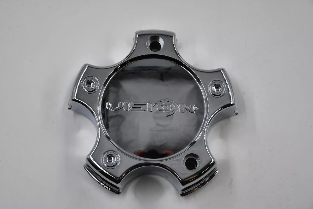 C326-5CV 5 Lug Closed Wheel Center Cap - Chrome