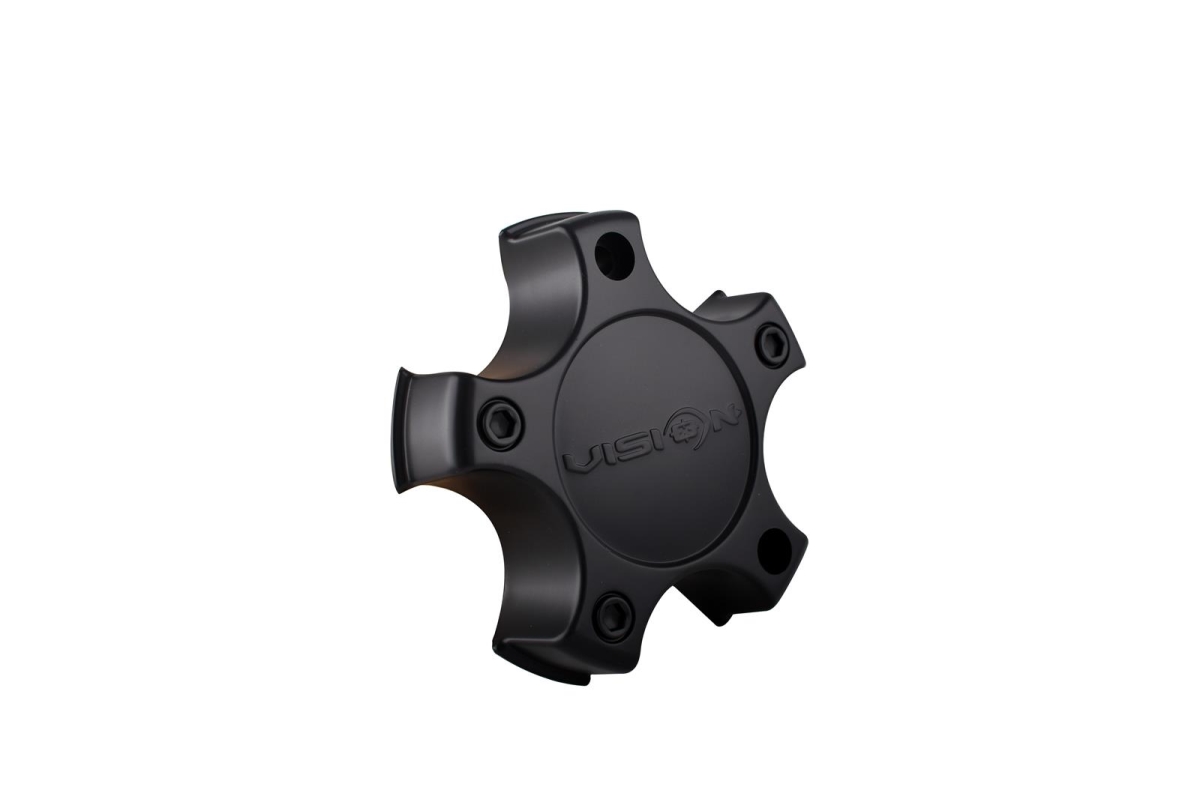 C326MB-5CV Wheel Center 5 Lug Closed Cap - Black