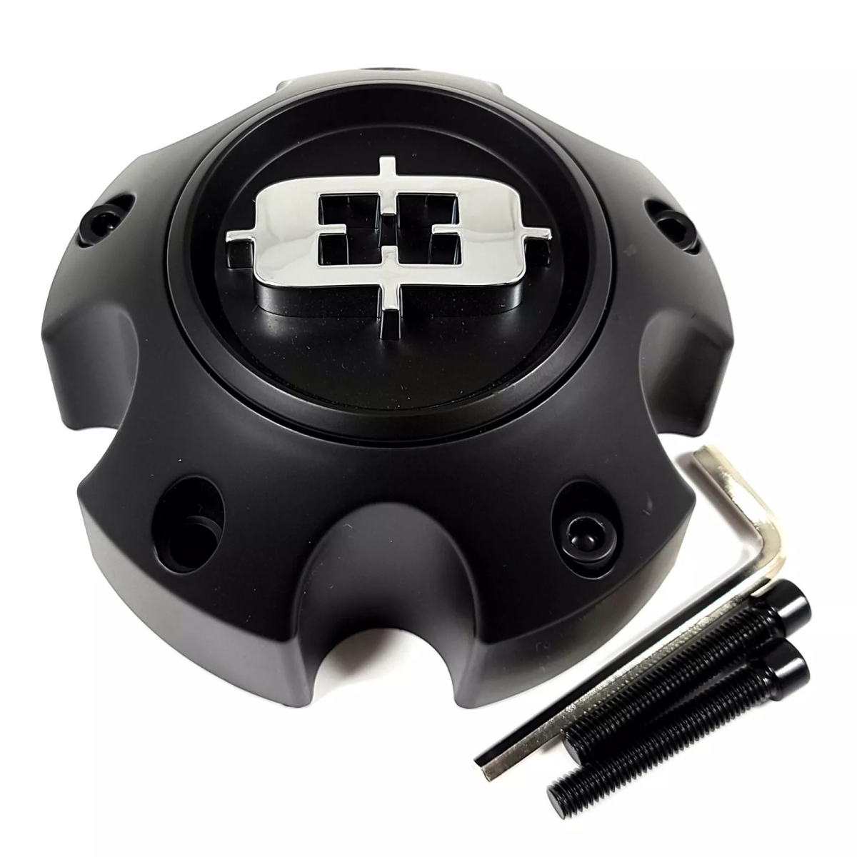 C415SB-5V 5 Lug Center Bolt-On Cap - Satin Black