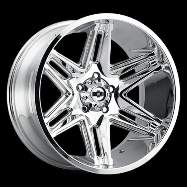 363-22083C-19 6 x 139.7 mm 363 Razor Wheel Rim - Chrome
