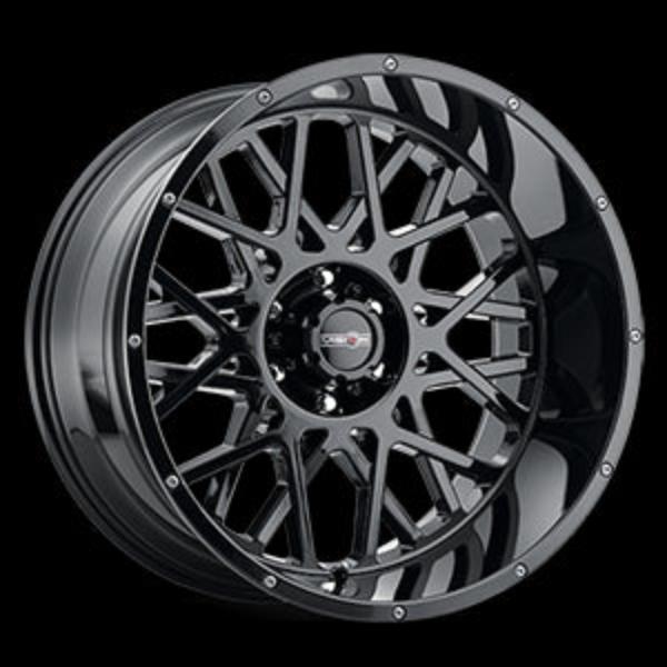 412-20083GB-25 6 x 139.7 mm 412 Rocker Wheel Rim - Gloss Black