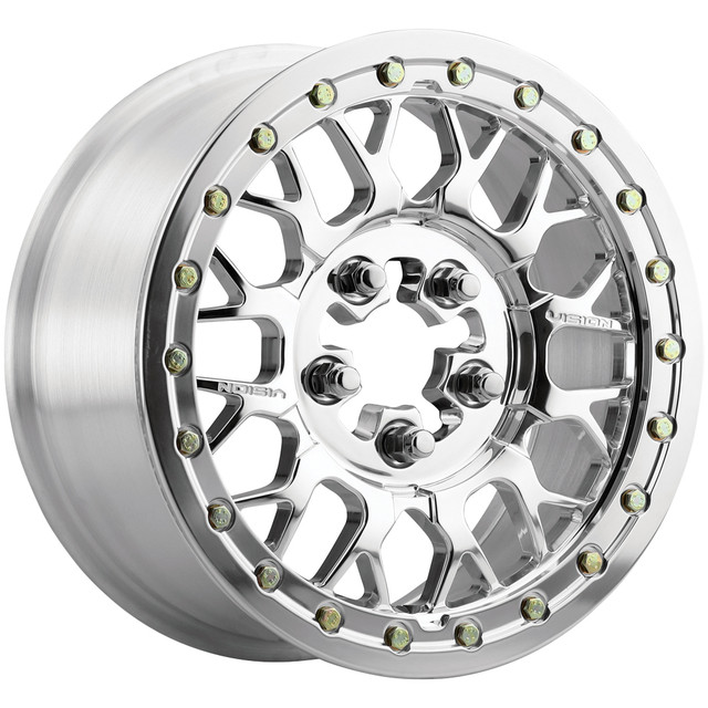 346BL157545P64 5 x 114.3 mm UTV Storm Forged Wheel Rim - Polished