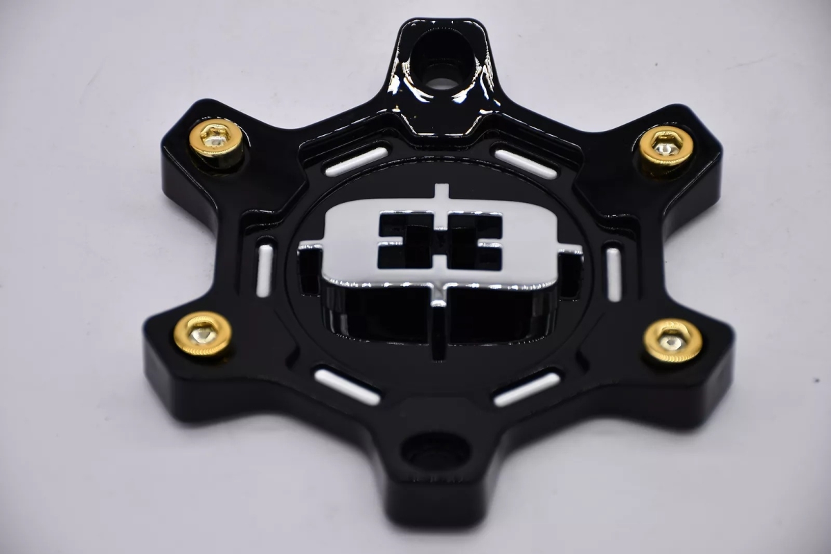 C405GB-6V 6 Lug Bolt On 405 Korupt Series Wheel Center Cap - Gloss Black