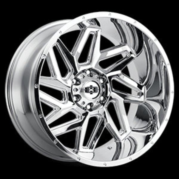 361-20036C-25 6 x 135 mm 361 Spyder Wheel Rim - Chrome