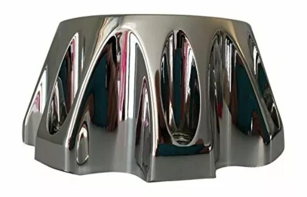 C392-8CNL 8 Lug Deep Wheel Long Cap with No Logo - Chrome