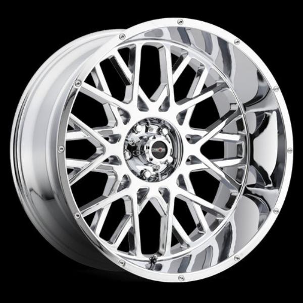 412-2983C10 6 x 139.7 mm 412 Rocker Wheel Rim - Chrome