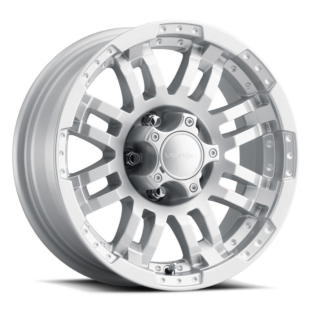 375VTH5673MPS0 5 x 5 mm 375 Warrior Wheel Rim - Silver