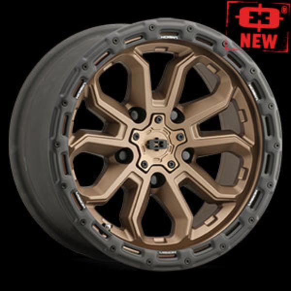 405-6873BZSBL0 5 x 5 S mm 405 Korupt Wheel Rim - Satin Bronze