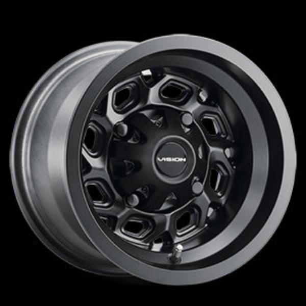 361-128156MB4 4 x 156 mm 361 Spyder Wheel Rim - Matte Black