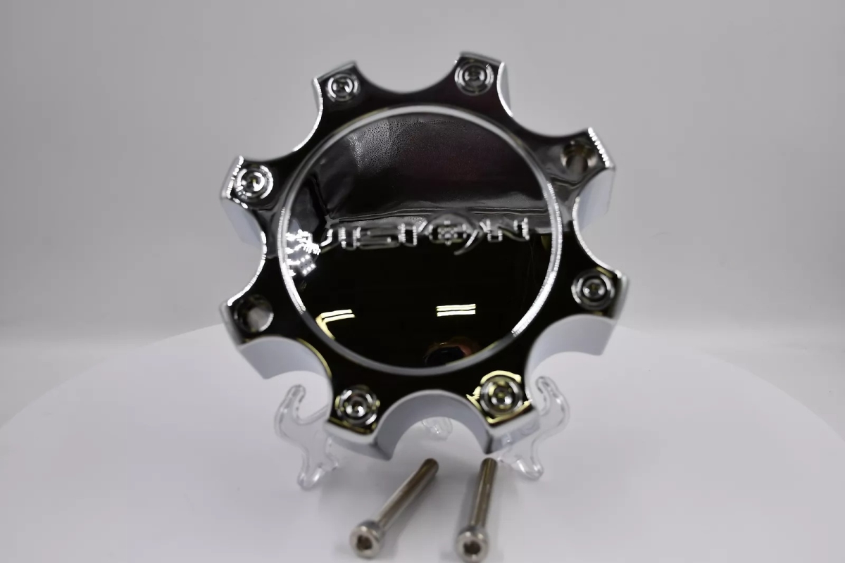 C375-8C 8 Lug 375 Warrior Series Wheel Center Cap - Chrome