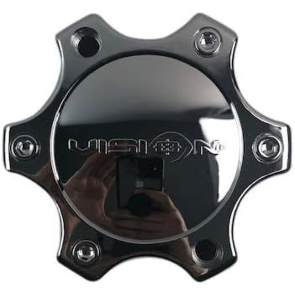 C326-6CLV 6 Lug Closed Long Wheel Center Cap - Chrome