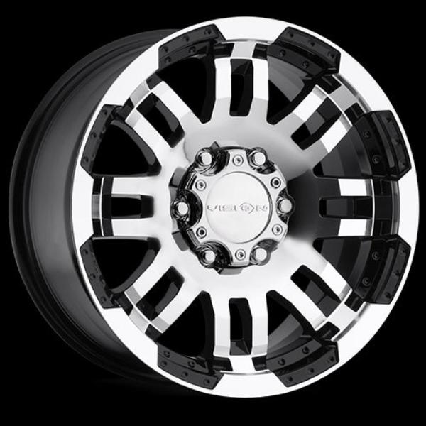 3758983GBMF18 6 x 55 mm 375 Warrior Wheel Rim  Gloss Black