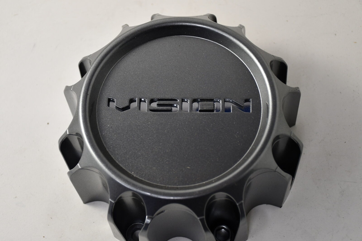 C353GM-8V Gunmetal Wheel Center Cap with Remove His Cap