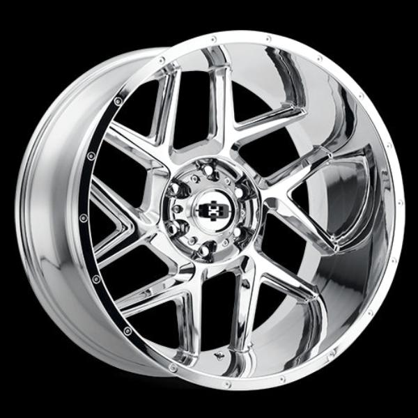 360-20283C-55 6 x 139.7 mm 360 Sliver Wheel Rim - Chrome